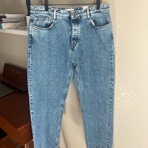 Suitsupply Light Blue Relaxed/Straight Jeans 33-34 Waist